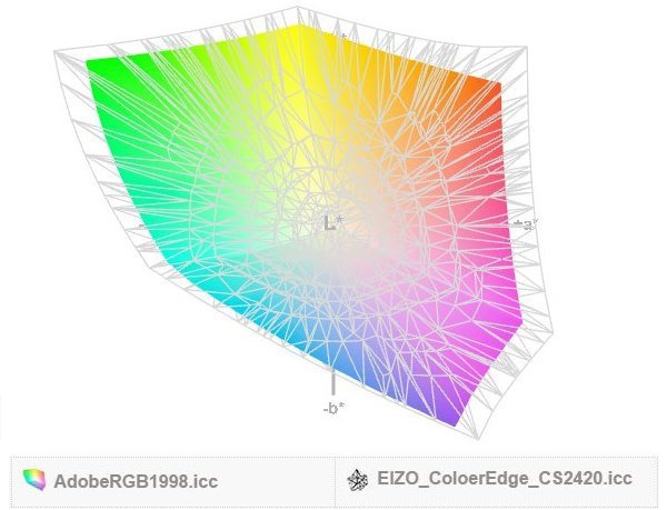 EIZO ColorEdge CS2420 test praktyczny monitora monitor profesjonalny dla fotografa 24 cale rozdzielczość WUXGA 16:10 1920×1200 1920x1200 kalibracja sprzętowa Adobe RGB USB 3.0