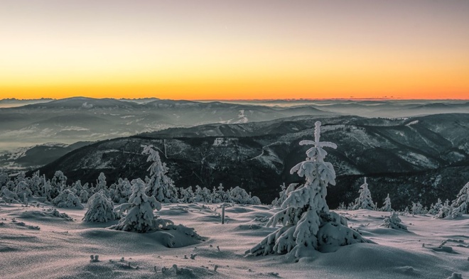 Beskidy o poranku