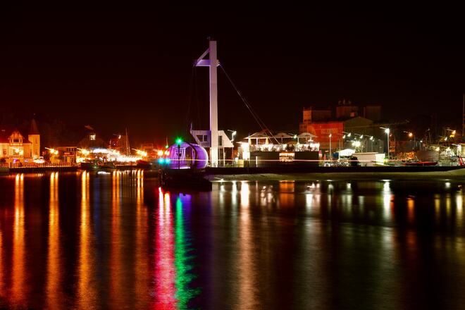 Ustka nocą