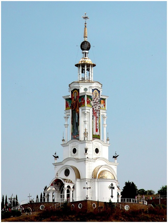 Cerkiew-widok z morza