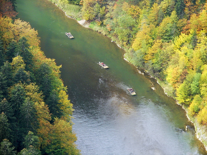 Spływ Dunajcem.