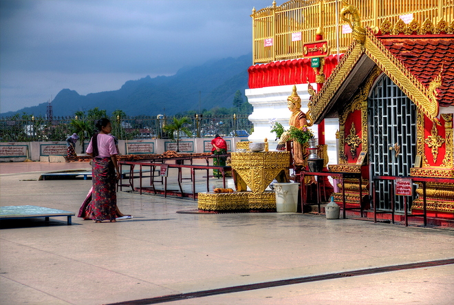 Złota Świątynia w Birmie