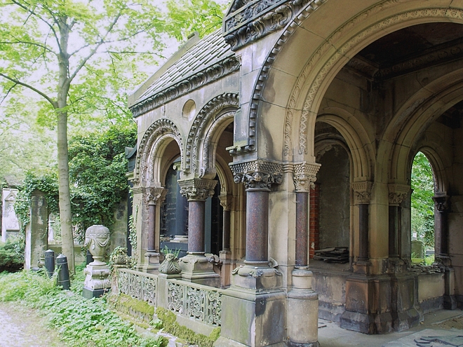 grobowiec, kirkut przy ulicy Ślężnej we Wrocławiu