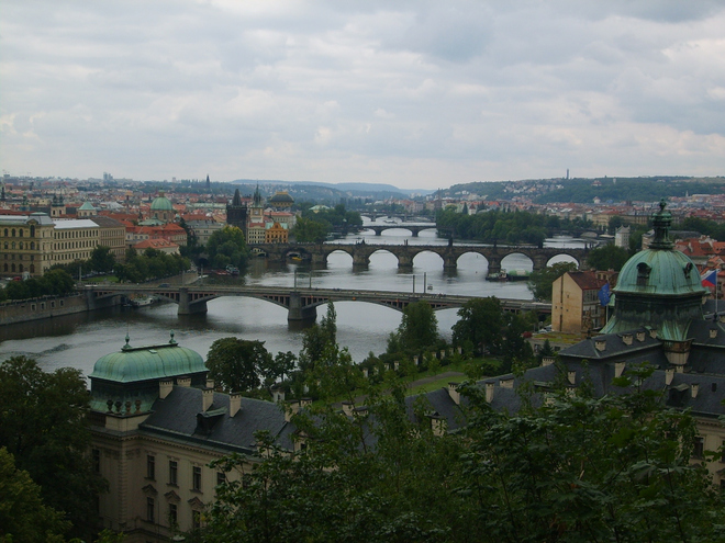 Praga-widok na Wełtawę