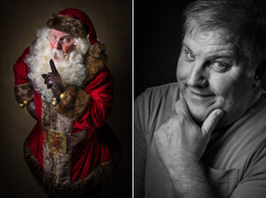 Święty Mikołaj niejedno ma oblicze - świąteczna sesja zdjęciowa
